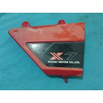 Suzuki X7 X 7 Side Cover Guard Frame Fairing 1981 81 Red Black Parts