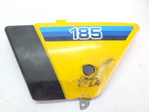 Suzuki TF185 Yellow Damaged Left Frame Side Cover 1 TF 185 1987 + Other Years