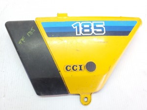 Suzuki TF185 Yellow Left Frame Side Cover 2 TF 185 1987 + Other Years