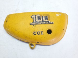 Suzuki TS100 Yellow Right Frame Side Cover TS 100 1976+ Other Years