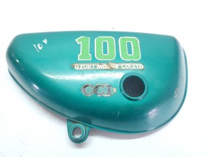 Suzuki TS100 Green Right Frame Side Cover TS 100 1976+ Other Years